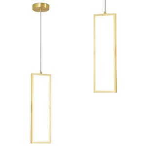 Toolight Závěsné moderní LED osvětlení Rectangle D96 LHJ084-1CP zlaté