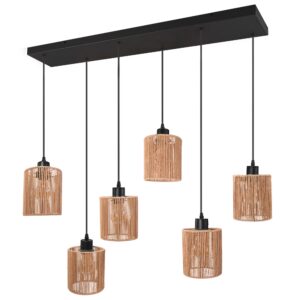 Toolight Závěsné osvětlení  BOHO B10 APP1822-6CP černé