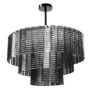 Toolight Závěsné osvětlení Crystal Modern D17 APP1678-8CP šedé