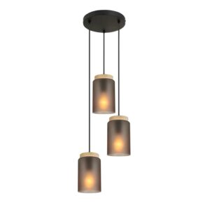 Toolight Závěsné osvětlení Modern D1 APP1811-3CPR ledově šedá