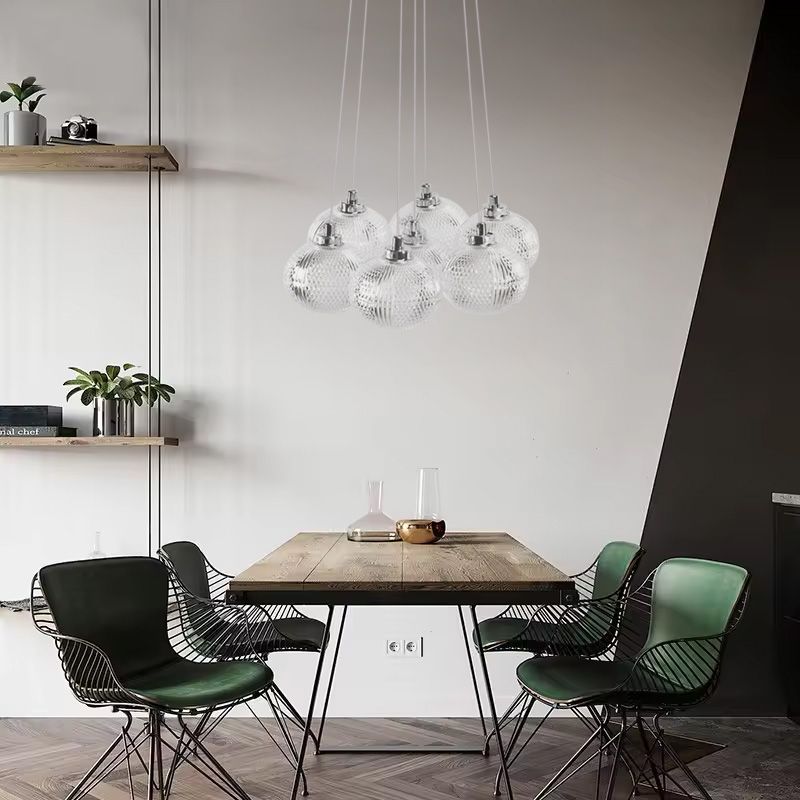 Toolight Závěsné osvětlení Modern D3 MS021-7CP chrom - Obrázek 2