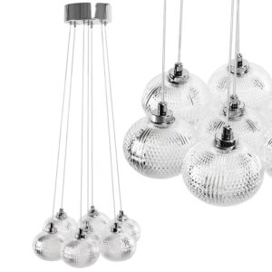Toolight Závěsné osvětlení Modern D3 MS021-7CP chrom