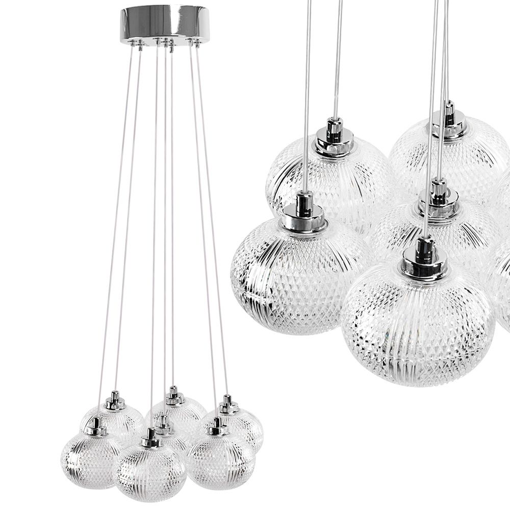 Toolight Závěsné osvětlení Modern D3 MS021-7CP chrom