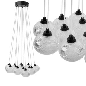 Toolight Závěsné osvětlení Modern D5 MS024-13CP černé