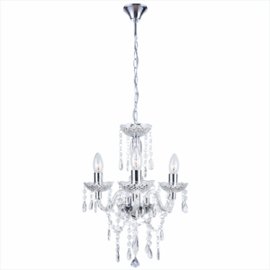 Toolight Závěsné osvětlení Retro D83 EBT006-3CP chrom