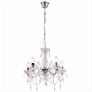 Toolight Závěsné osvětlení Retro D86 EBT004-5CP chrom