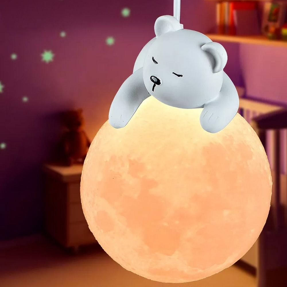 Toolight Závěsné osvětlení dětského pokoje WHITE BEAR APP1597-1CP - Obrázek 2