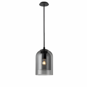 Toolight Závěsné skleněné LED osvětlení D17 APP1704-1PC šedé