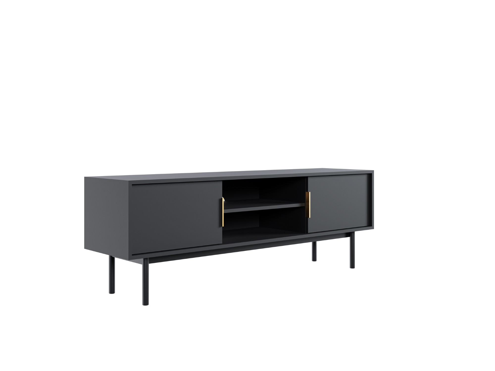 Vivaldi TV stolek Viva 154 cm černý - Obrázek 2