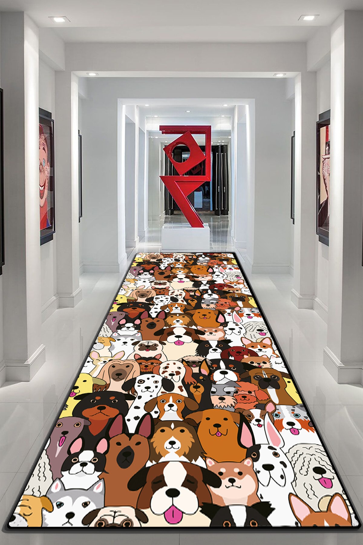 ASIR Koberec (80 x 150) DOGS s pejsky - Obrázek 2