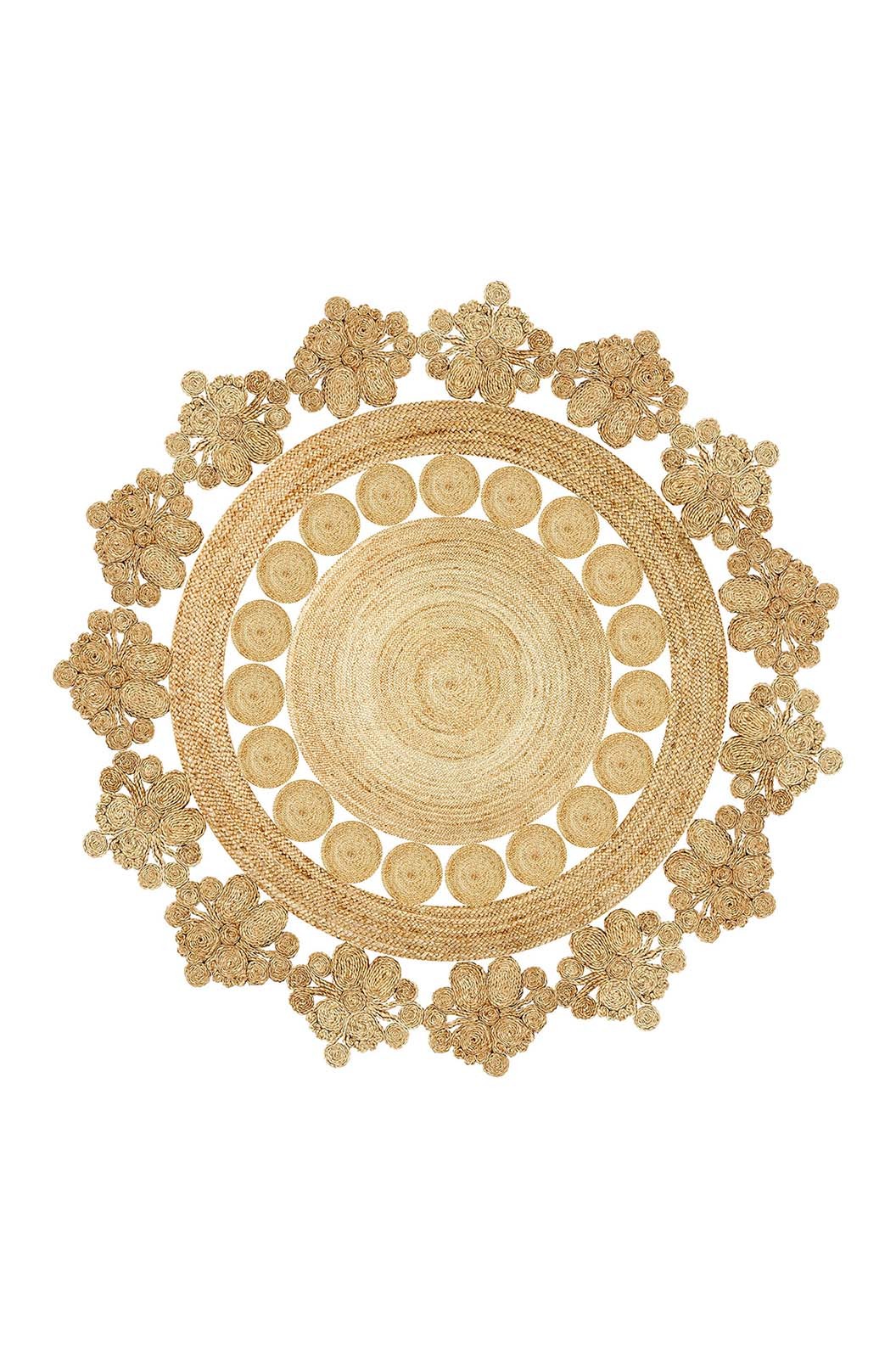 ASIR Kulatý koberec (130 cm) HMNT956 zaplétané ornamenty - Obrázek 2