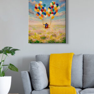 ASIR Nástěnný obraz BALLS plátno 50 x 70 cm