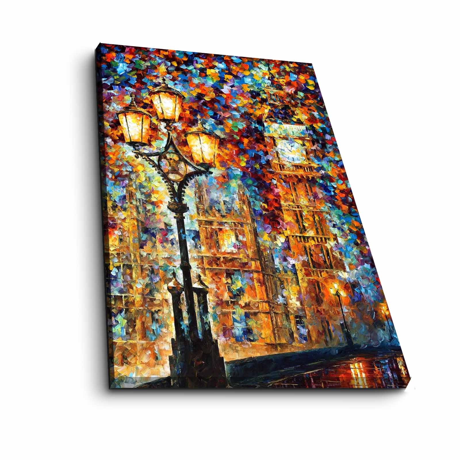 ASIR Obraz na plátně BAREVNÝ REJ V LONDÝNĚ 45 x 70 cm - Obrázek 2