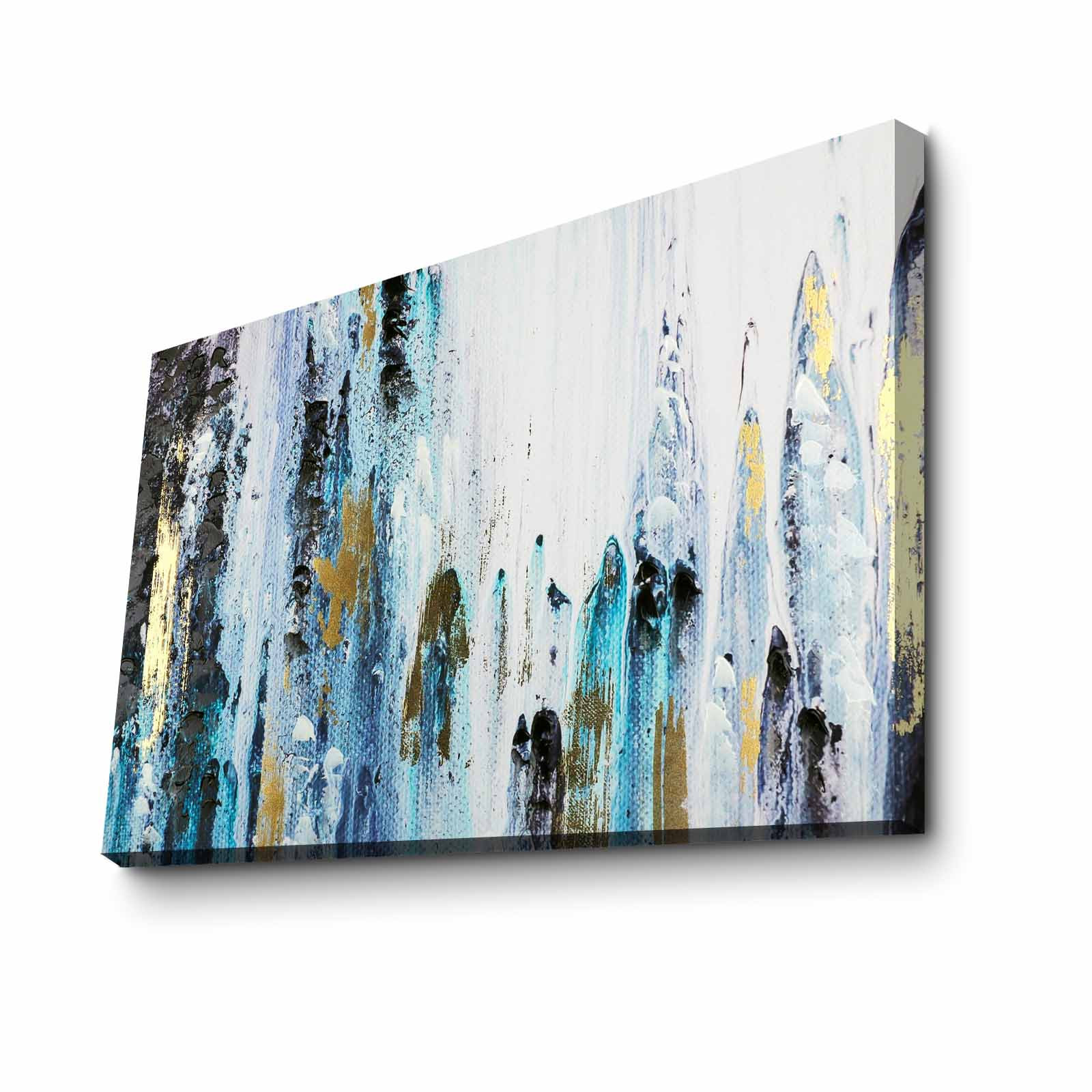 ASIR Obraz na plátně STÉKAJÍCÍ BARVA 70 x 45 cm - Obrázek 2