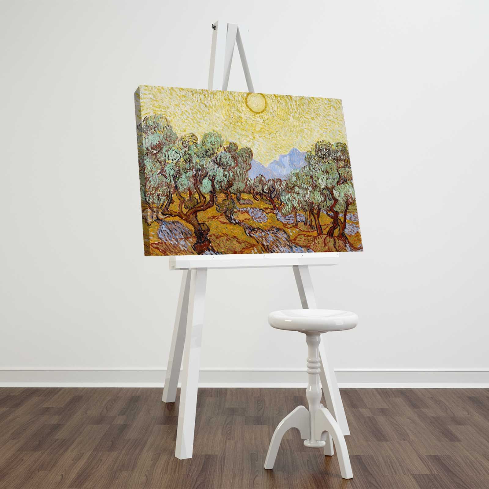 ASIR Obraz na plátně Vincent Van Gogh – Olivovníky 1889 - Obrázek 2