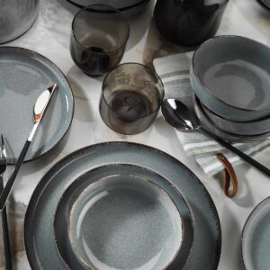 ASIR Porcelánová jídelní souprava (16 ks) tyrkysová