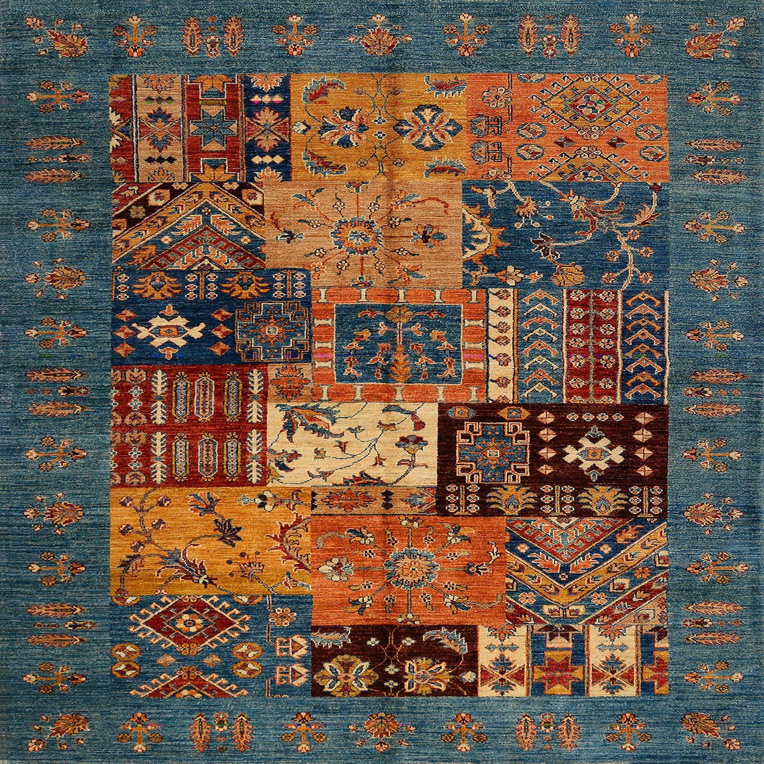 ASIR Předsíňový koberec (100 x 150 cm) EEXFAB445 tyrkysový - Obrázek 2