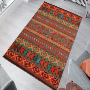 ASIR Předsíňový koberec (100 x 150 cm) W1095 červený a barevný