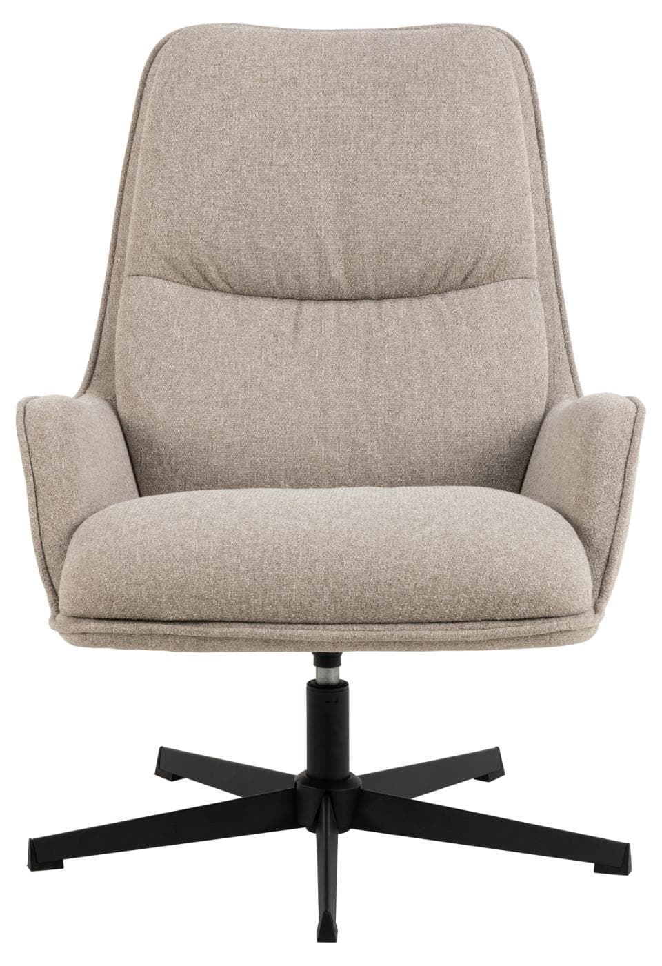 Actona Otočné křeslo Bosley lounge béžové/černé II - Obrázek 2