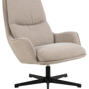 Actona Otočné křeslo Bosley lounge béžové/černé II