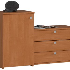 Ak furniture Botník s komodou S16 olše