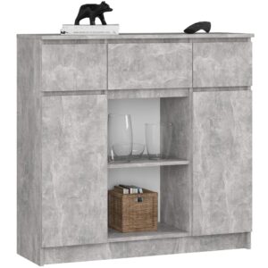 Ak furniture Komoda Baros 100 cm beton