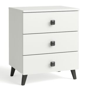 Ak furniture Komoda MOBI K-03 bílá/černá
