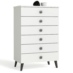 Ak furniture Komoda MOBI K-06 bílá/černá