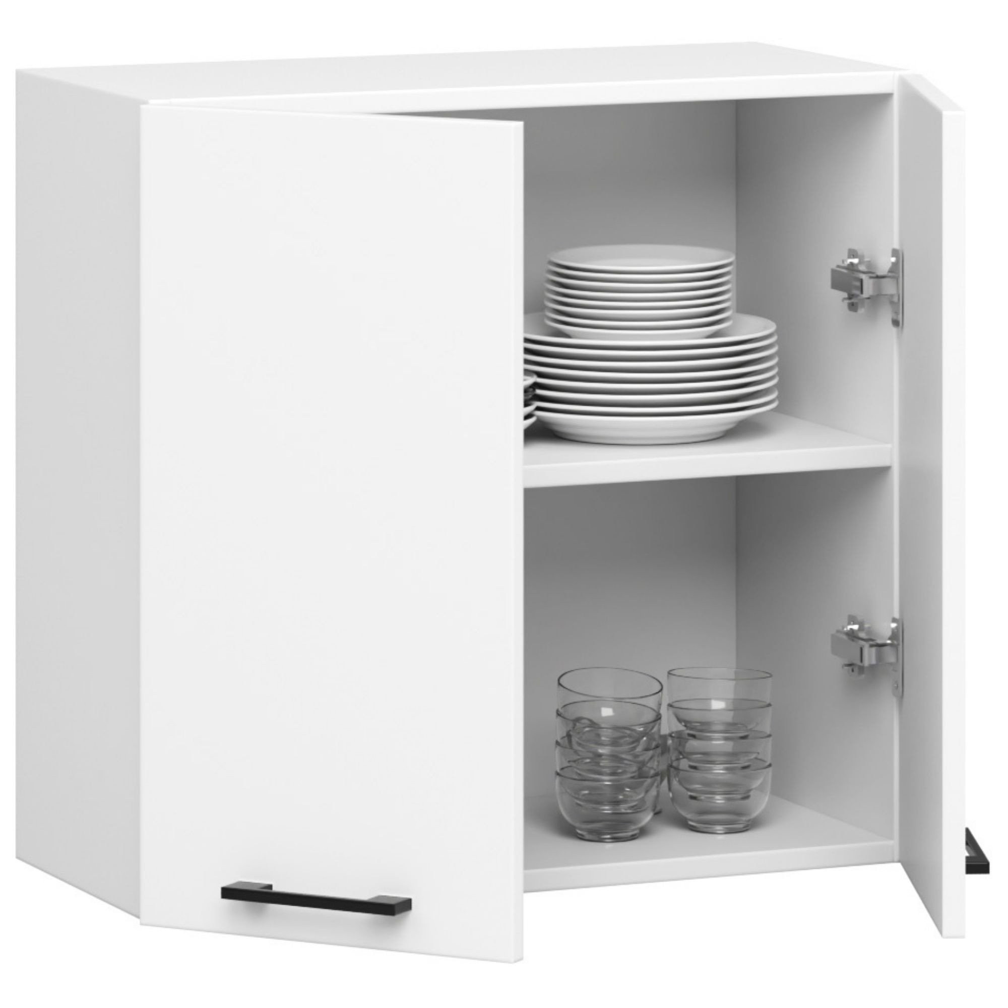 Ak furniture Kuchyňská skříňka Olivie W II 60 cm - bílá závěsná - Obrázek 2