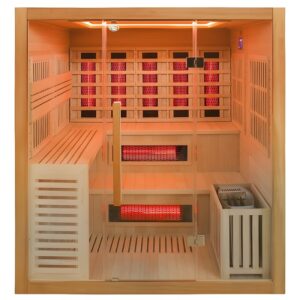 BPS-koupelny Kombinovaná sauna 2v1 HYD-7586 - Infrasauna + finská sauna 180x160