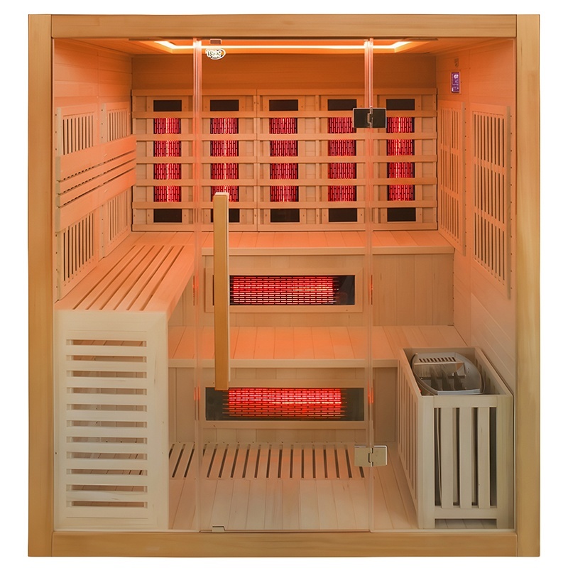 BPS-koupelny Kombinovaná sauna 2v1 HYD-7586 - Infrasauna + finská sauna 180x160