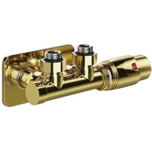 BPS-koupelny Termostatický dvojitý ventil úhlový HYD-ZT-GL-4 - pravý
