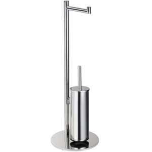 Bemeta Design OMEGA: Stojan s držákem toaletního papíru a WC štětkou - 104836112