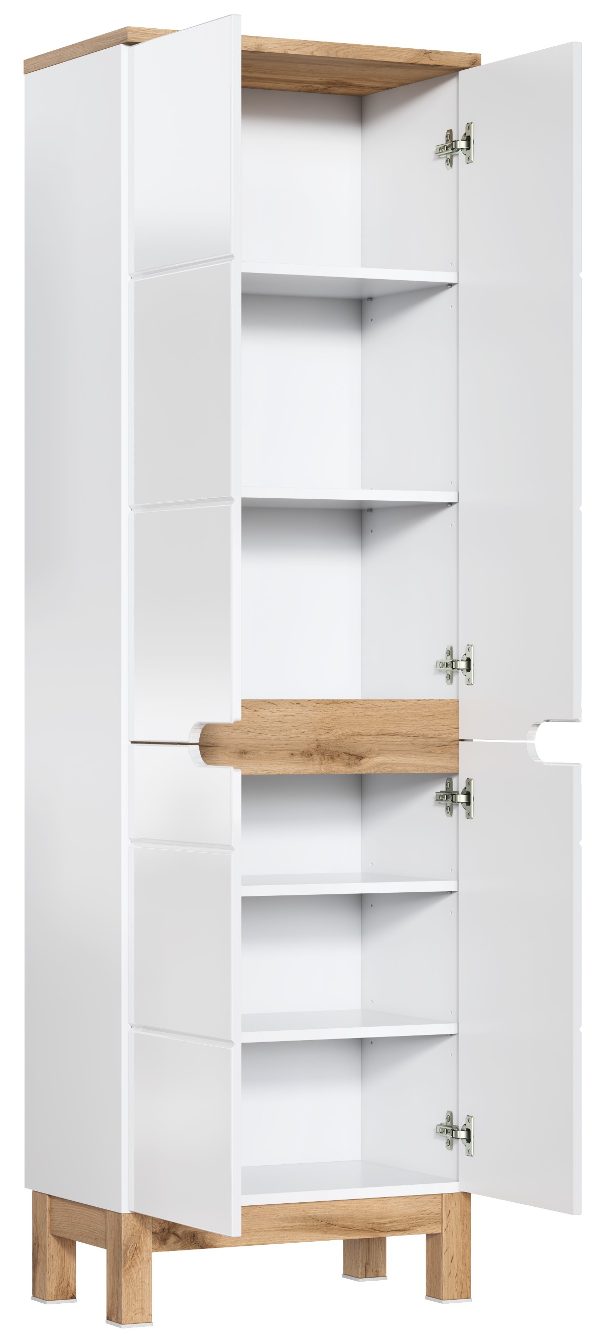 Comad Doplňková koupelnová skříňka vysoká Bali White 60 bílá - Obrázek 2
