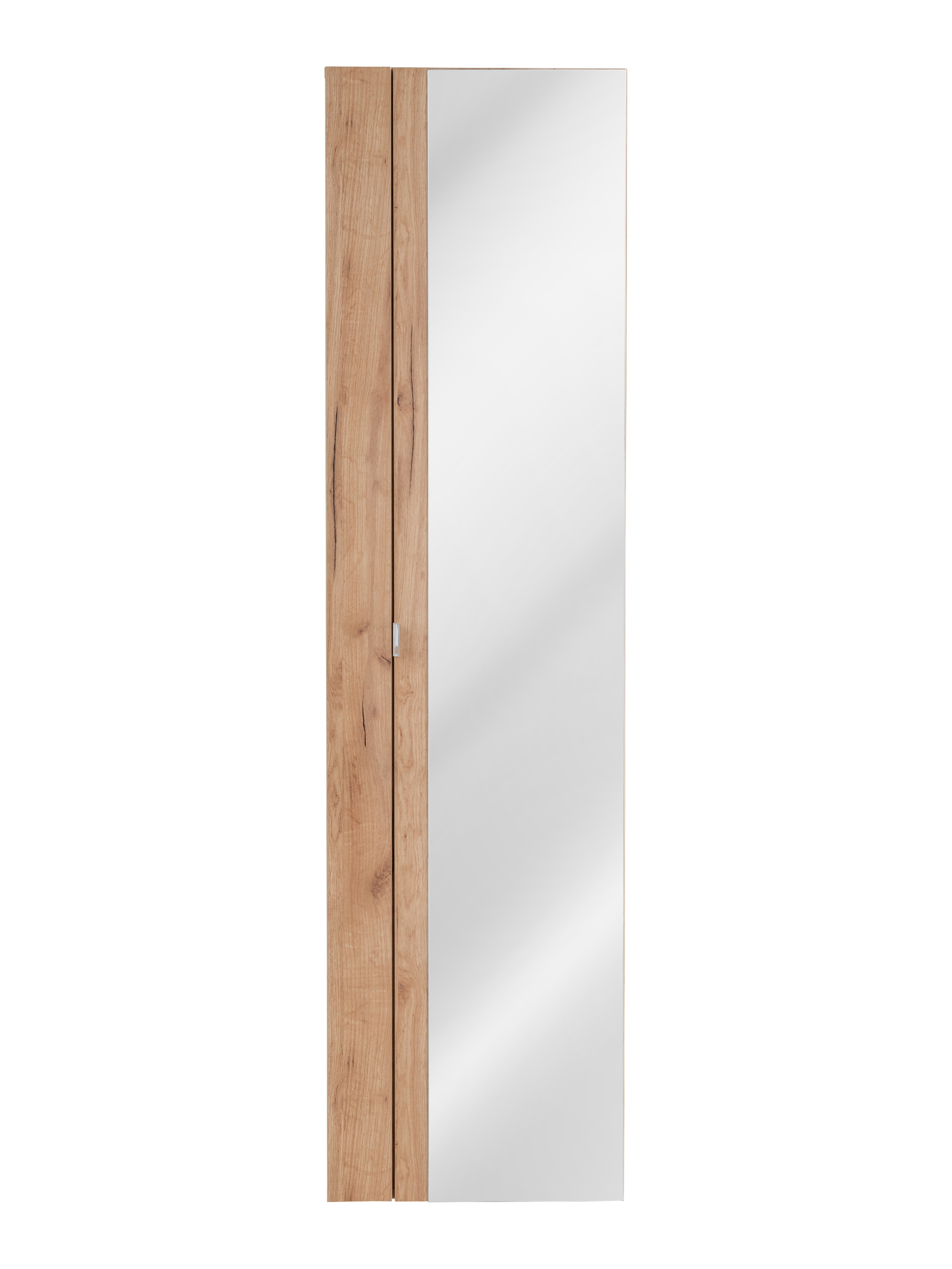 Comad Doplňková koupelnová skříňka vysoká Capri Oak se zrcadlem 45 zlatý dub craft/zrcadlovina - Obrázek 2