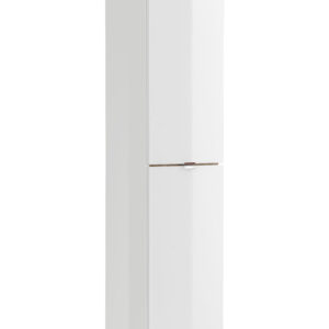 Comad Doplňková koupelnová skříňka vysoká Capri White 35 bílá lesk