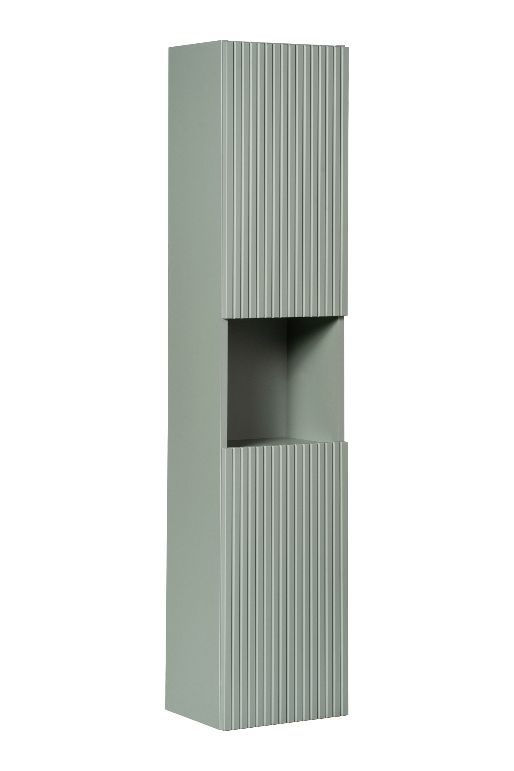 Comad Doplňková koupelnová skříňka vysoká Line Reed Green 30 rákosově zelená