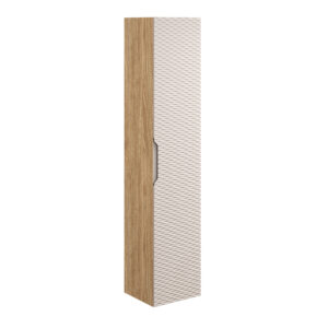Comad Doplňková koupelnová skříňka vysoká Ocean Beige 35 olejovaný dub/béžová