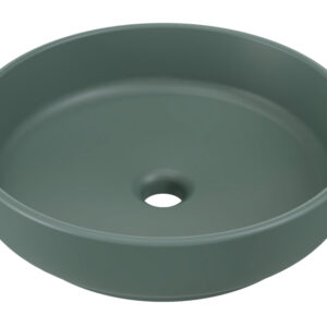 Comad Keramické umyvadlo na desku RIVER 1 FOREST GREEN MATT UN 40