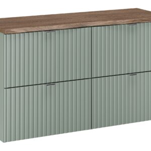 Comad Koupelnová skříňka pod deskové umyvadlo SET-LRG B NAT Casella 100 zelená/dub casella
