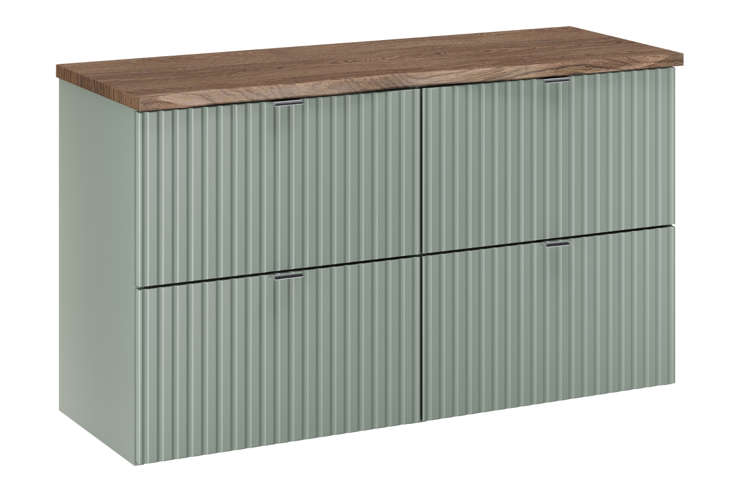 Comad Koupelnová skříňka pod deskové umyvadlo SET-LRG B NAT Casella 100 zelená/dub casella
