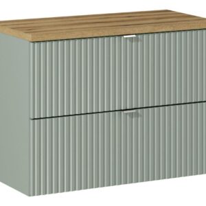 Comad Koupelnová skříňka pod deskové umyvadlo SET-LRG B Oak 80 zelená/dub coast evoke