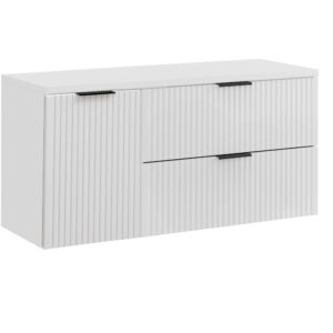 Comad Koupelnová skříňka pod deskové umyvadlo s košem na prádlo Adel White SET-ADW B LB 120 bílá