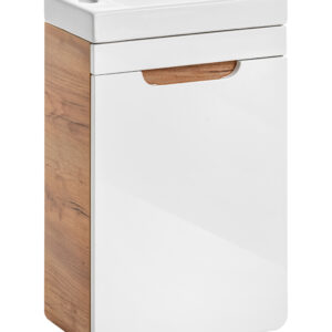 Comad Koupelnová skříňka pod umyvadlo Aruba White 40/22 dub craft/bílá