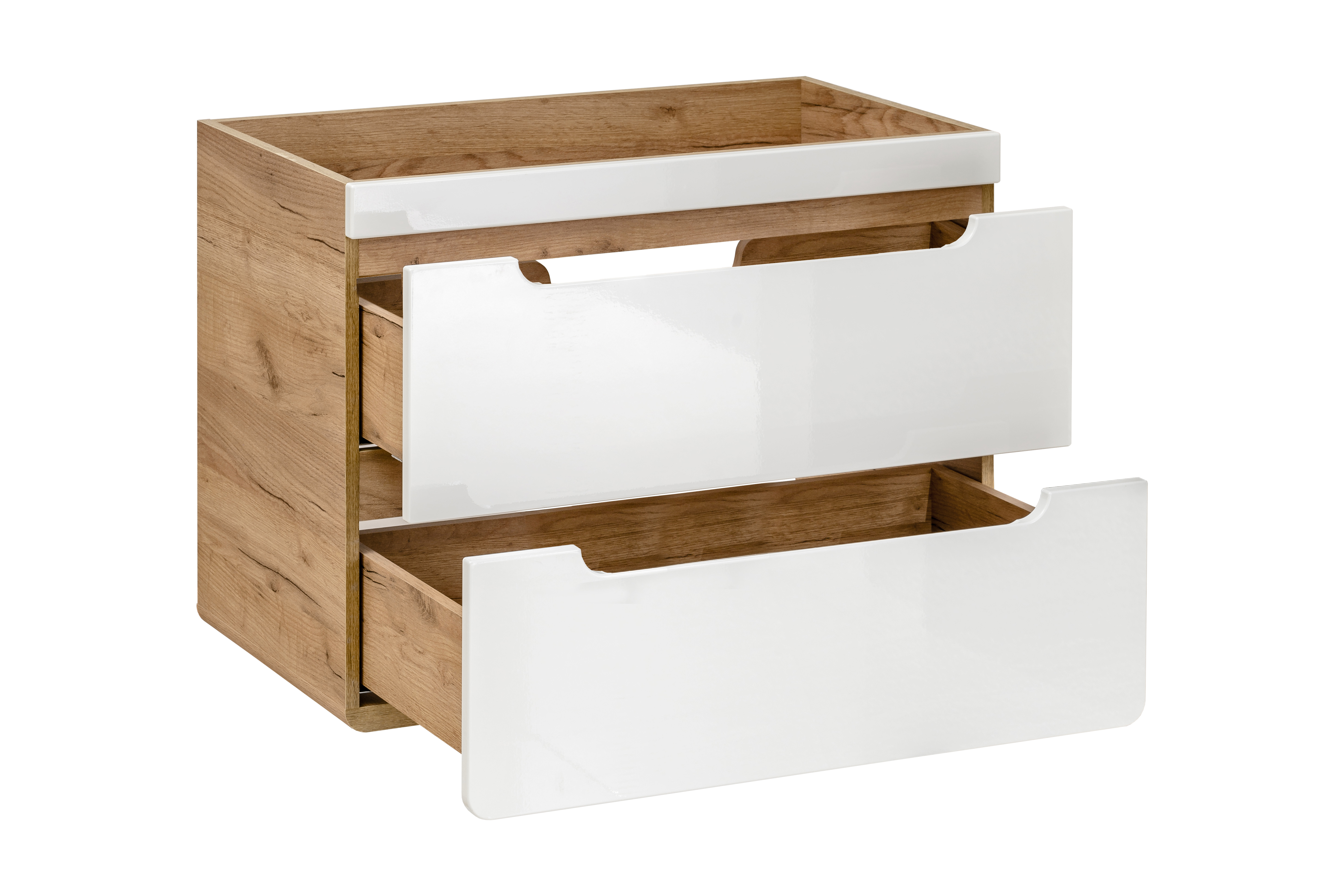 Comad Koupelnová skříňka pod umyvadlo Aruba White 60 dub craft/bílá - Obrázek 2
