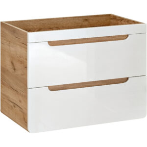 Comad Koupelnová skříňka pod umyvadlo Aruba White 80 dub craft/bílá