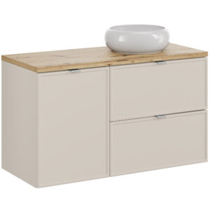 Comad Koupelnová skříňka s deskovým umyvadlem SET-BC B ARTISAN 100 kašmír/dub artisan