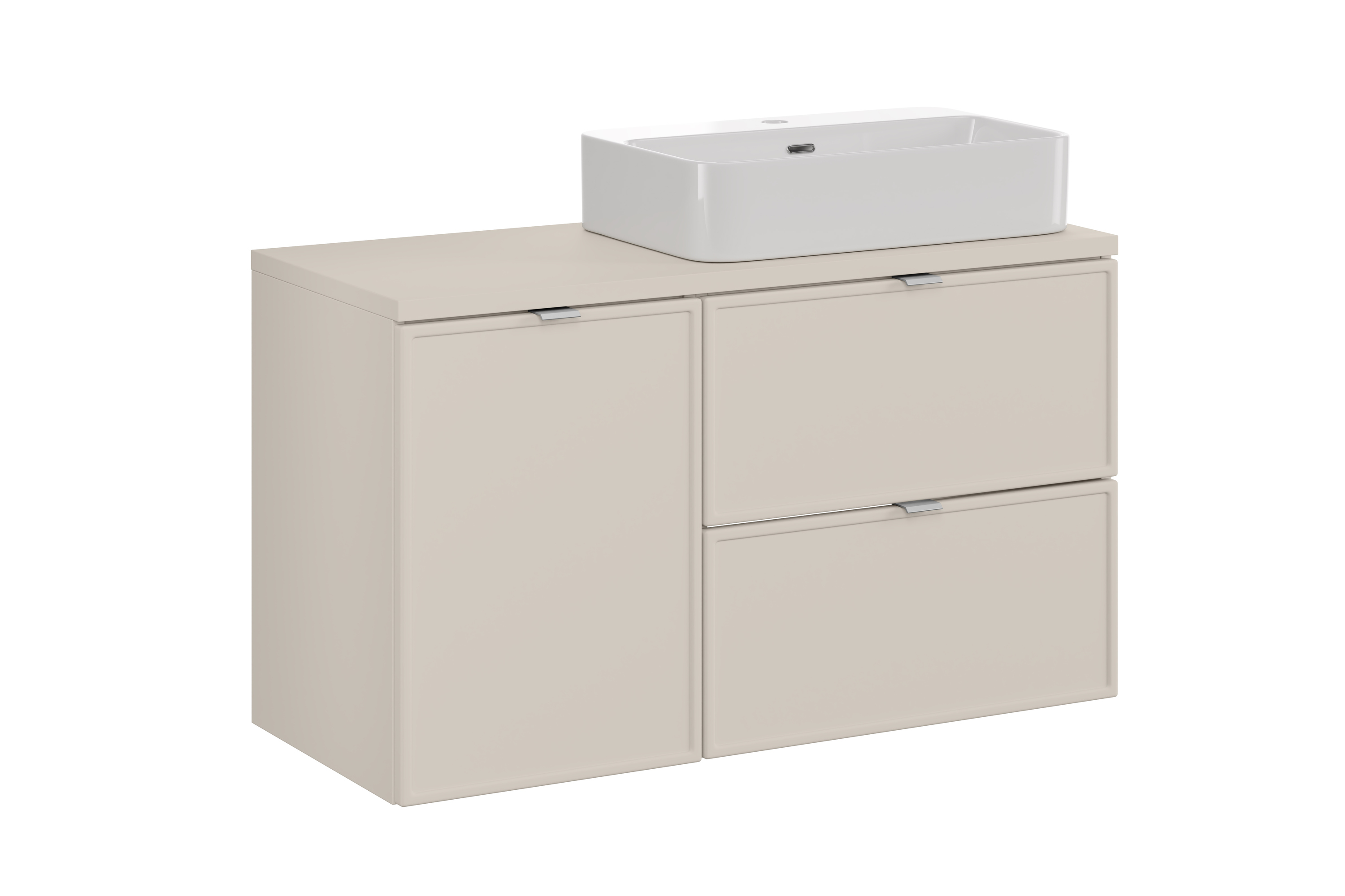 Comad Koupelnová skříňka s deskovým umyvadlem SET-BC B CASHMERE 100 kašmír