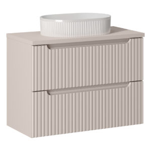 Comad Koupelnová skříňka s deskovým umyvadlem SET-NOC B CASHMERE 80 kašmír