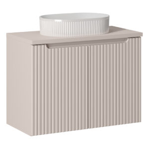 Comad Koupelnová skříňka s deskovým umyvadlem SET-NOC B CASHMERE II 80 kašmír